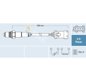 Lambda sonda FAE 77412