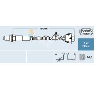 Lambda sonda FAE 77422