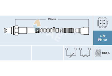 Lambda sonda FAE 77423