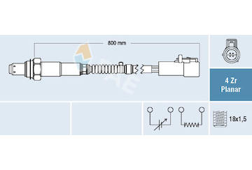 Lambda sonda FAE 77431