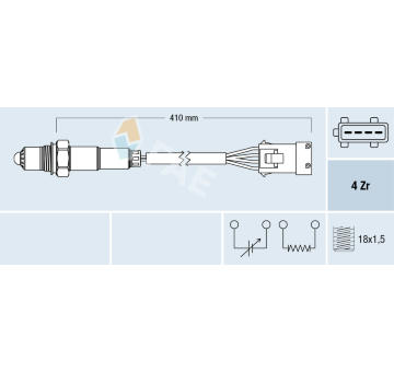 Lambda sonda FAE 77432