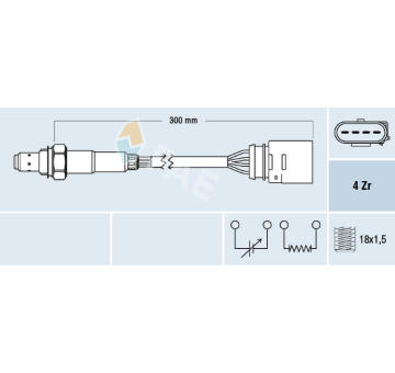 Lambda sonda FAE 77435
