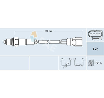 Lambda sonda FAE 77440