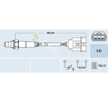 Lambda sonda FAE 77472
