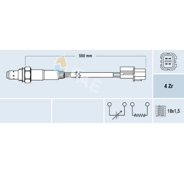Lambda sonda FAE 77475