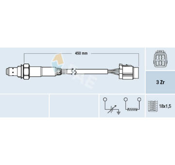 Lambda sonda FAE 77478