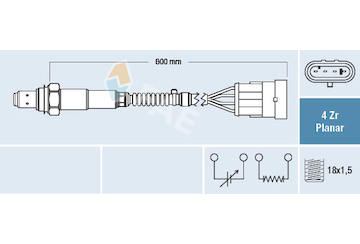 Lambda sonda FAE 77495