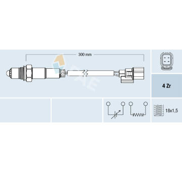 Lambda sonda FAE 77502