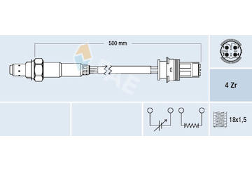 Lambda sonda FAE 77504