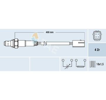 Lambda sonda FAE 77507