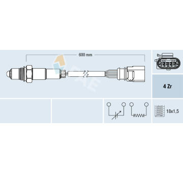 Lambda sonda FAE 77510