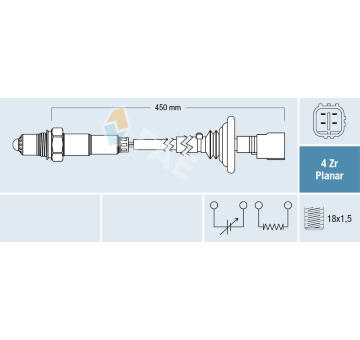 Lambda sonda FAE 77512