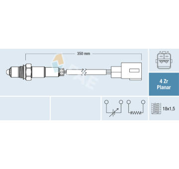 Lambda sonda FAE 77518