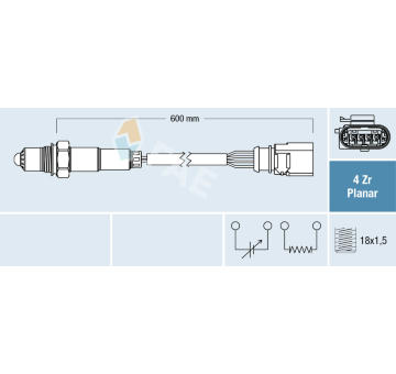 Lambda sonda FAE 77532
