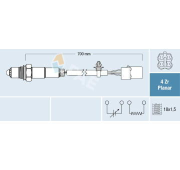Lambda sonda FAE 77545