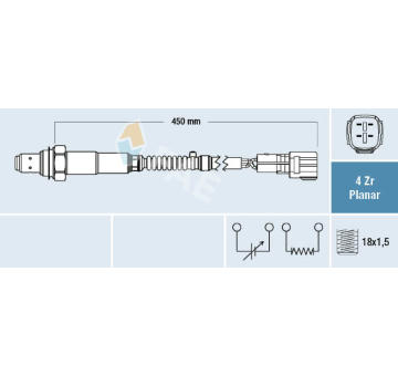 Lambda sonda FAE 77555