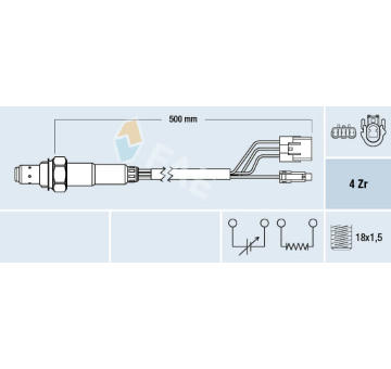 Lambda sonda FAE 77559