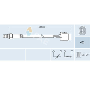 Lambda sonda FAE 77565