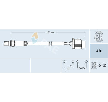 Lambda sonda FAE 77566