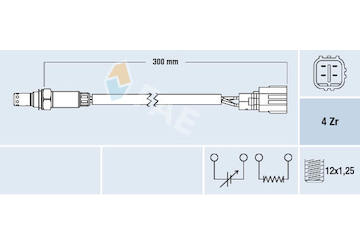 Lambda sonda FAE 77572