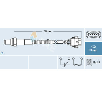 Lambda sonda FAE 77575