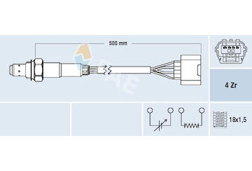 Lambda sonda FAE 77583