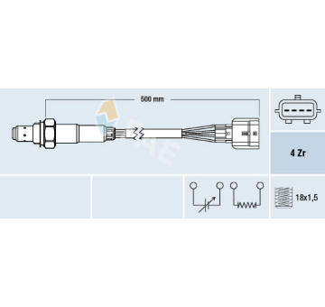 Lambda sonda FAE 77584