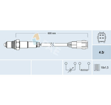 Lambda sonda FAE 77588