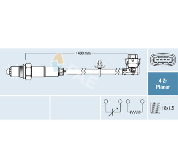 Lambda sonda FAE 77607