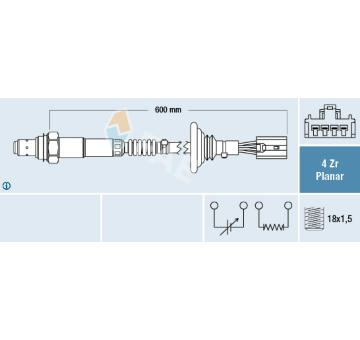 Lambda sonda FAE 77611