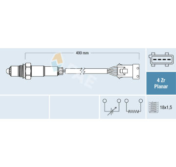 Lambda sonda FAE 77640