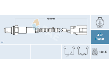 Lambda sonda FAE 77644