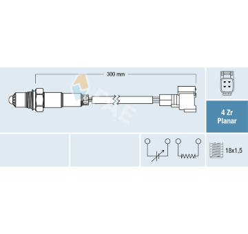 Lambda sonda FAE 77645