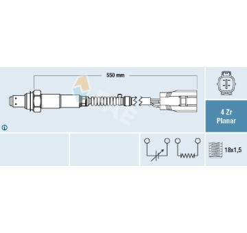 Lambda sonda FAE 77652