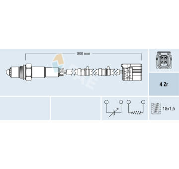 Lambda sonda FAE 77658