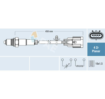 Lambda sonda FAE 77662