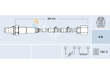 Lambda sonda FAE 77708