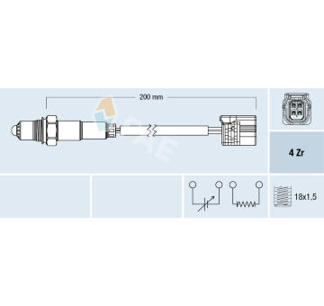 Lambda sonda FAE 77786