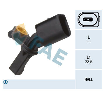 Snímač, počet otáček kol FAE 78010