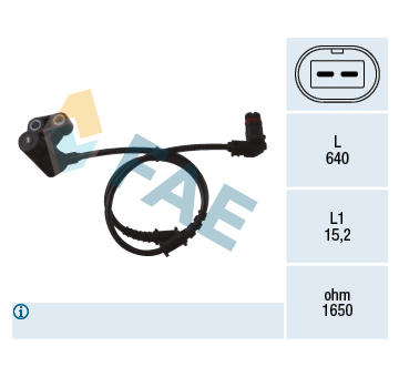 Snímač, počet otáček kol FAE 78051