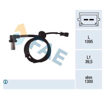 Snímač, počet otáček kol FAE 78062
