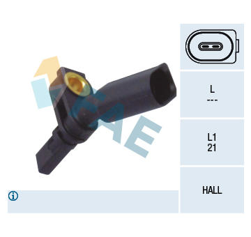 Snímač, počet otáček kol FAE 78065