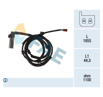 Snímač počtu otáčok kolesa FAE 78069