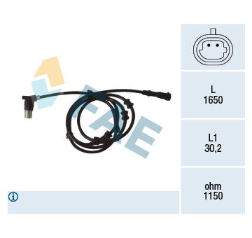 Snímač, počet otáček kol FAE 78070
