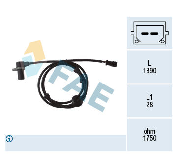Snímač, počet otáček kol FAE 78083