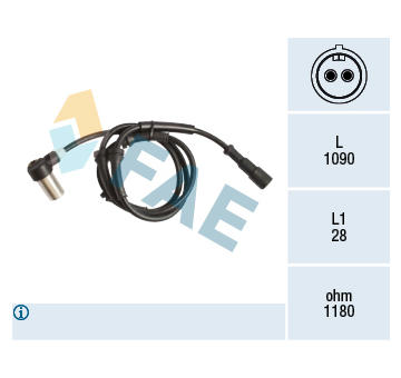Snímač, počet otáček kol FAE 78127