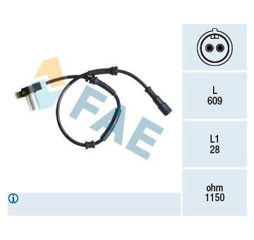 Snímač počtu otáčok kolesa FAE 78129