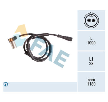 Snímač, počet otáček kol FAE 78131