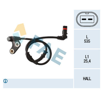 Snímač, počet otáček kol FAE 78137