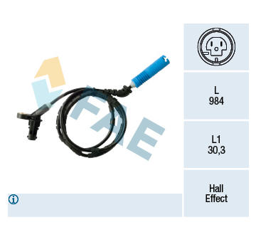 Snímač, počet otáček kol FAE 78138